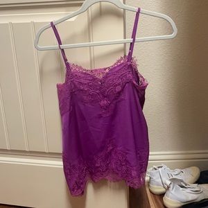 Storia Purple Silk Cami